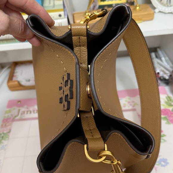 Tory Burch Brown Leather Shoulder Bag - Picture 13 of 13